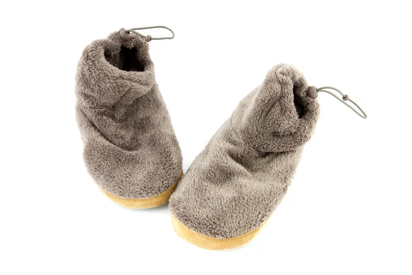 Chaussons gris cosy — Photo
