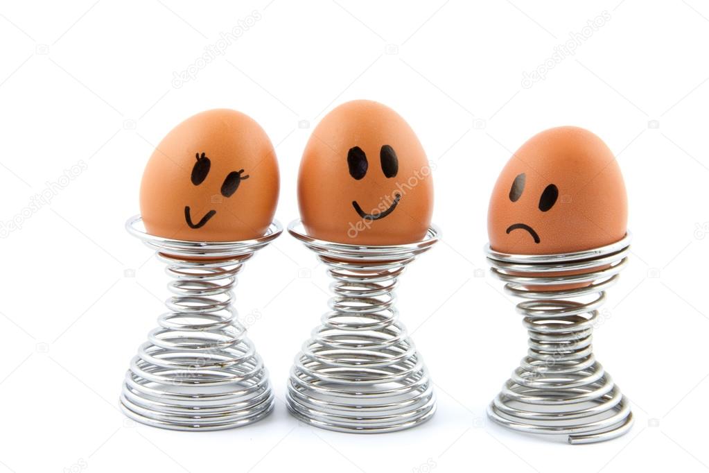 Egg in egg cup feeling left out