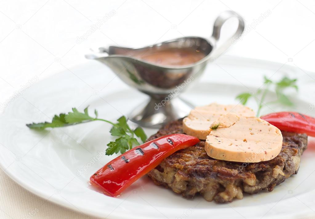 Meat with red pepper