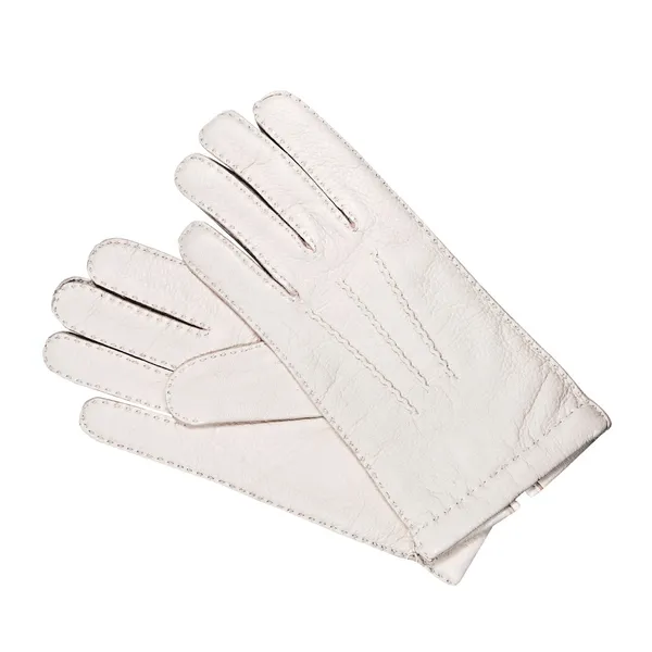 White woman glove isolated on white — Stock Photo, Image