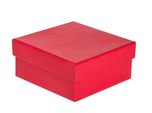 Red box isolated on white background Royalty Free Stock Images