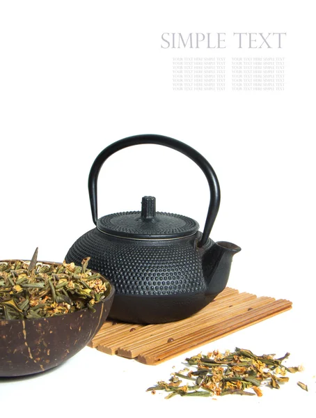 Herbal tea isolated on white background — Stock Photo, Image
