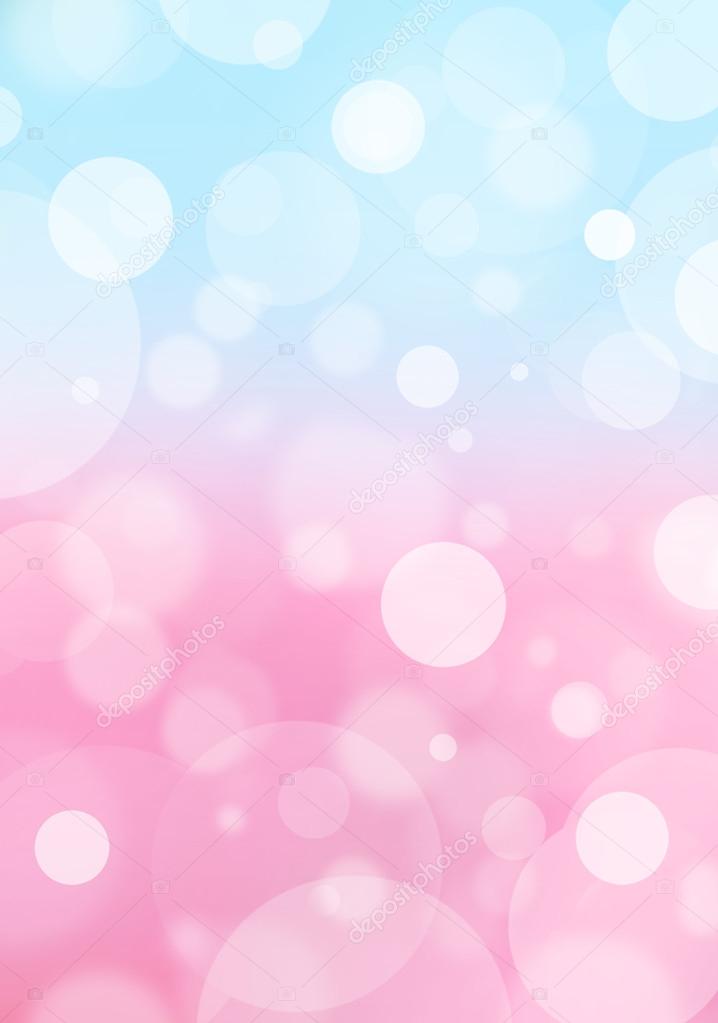 Pink -blue bokeh background
