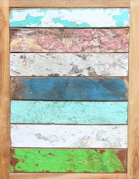 Shabby різні кольорові дерев'яні тло — стокове фото