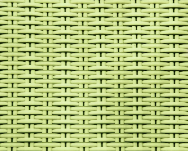 Green wicker rattan texture — Stock Photo, Image