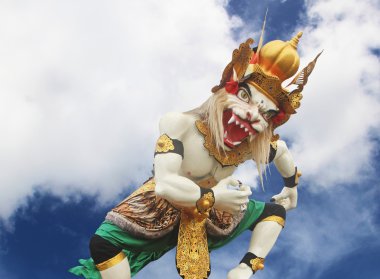 geleneksel balinese Tanrı heykeli