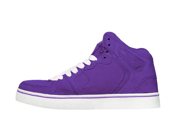 Purple sneakers isolated on white background — Stock Photo, Image