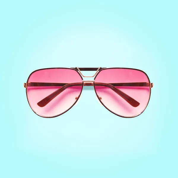 Pink sunglasses isolated on white background — Stock Photo, Image