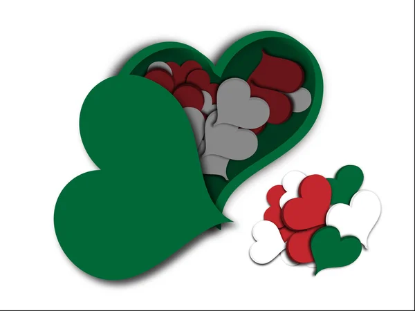 Italian Hearts — Stock Photo, Image