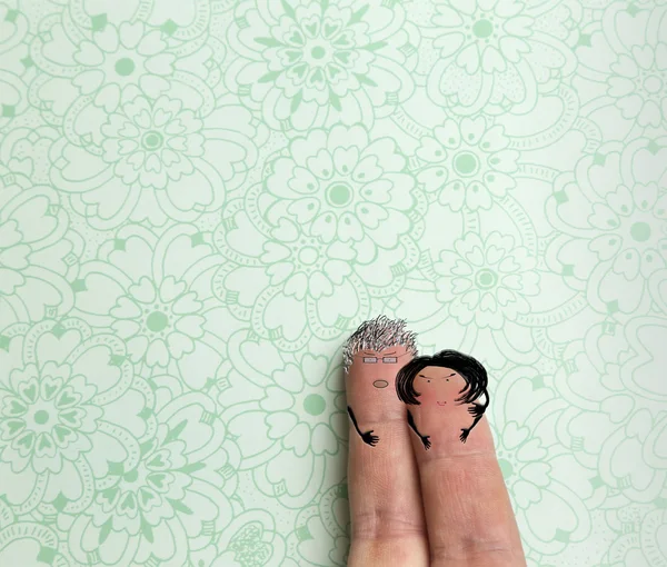 Mutlu bir çiftin portresi