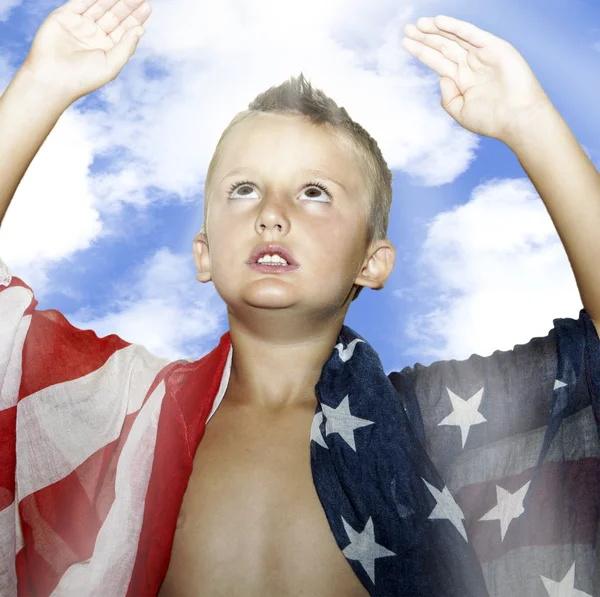 Amerikalı çocuk — Stok fotoğraf