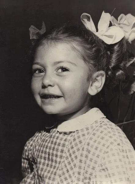 Vintage çocuk portresi