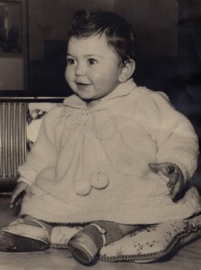 Vintage bebek portre