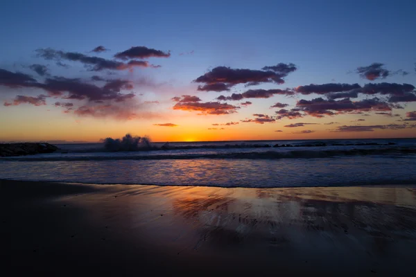 Sunrise İtalya Adriyatik Denizi üzerinde