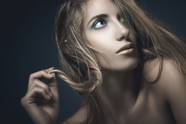 genç seksi kadın Güzellik Portresi