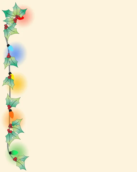 Christmas border page — Stock Photo, Image