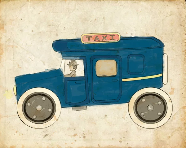 Vintage Taxi — Stock Photo, Image