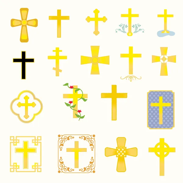 Crosses — Stock Vector