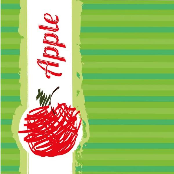 Pomme — Image vectorielle