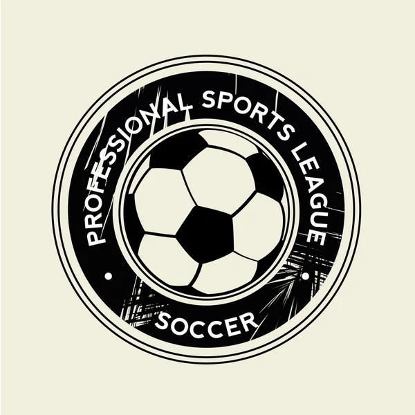 Symbole de football — Image vectorielle