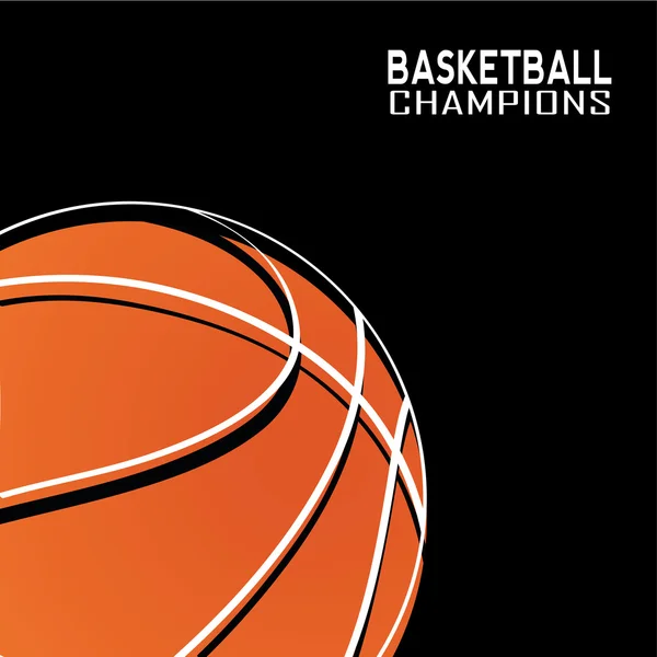 Campeones de baloncesto — Archivo Imágenes Vectoriales