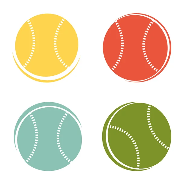 棒球球 — 图库矢量图片