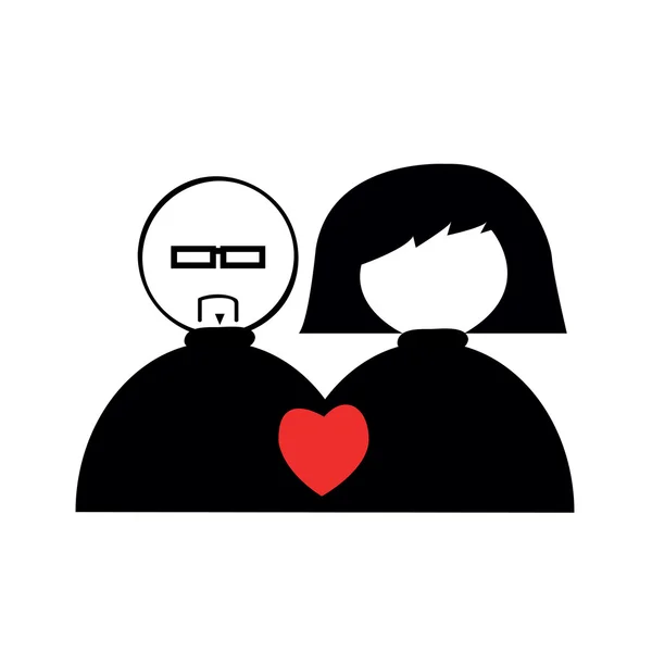 Relatie pictogram — Stockvector