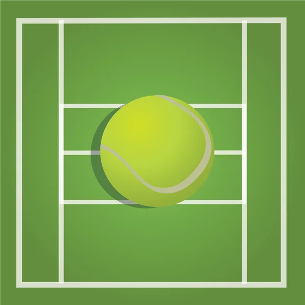 Tennisball — Stockvektor