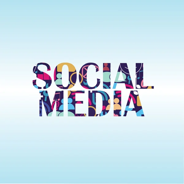 Social media text — Stock Vector