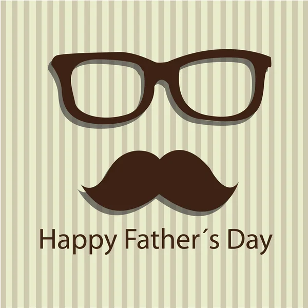 Moustache de papa — Image vectorielle
