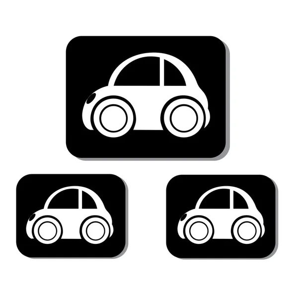 Classic car icons — Stock Vector