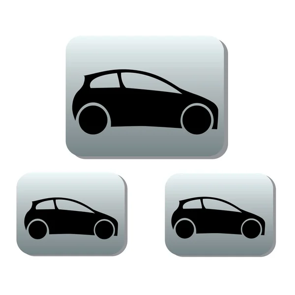 Iconos de automóviles — Archivo Imágenes Vectoriales