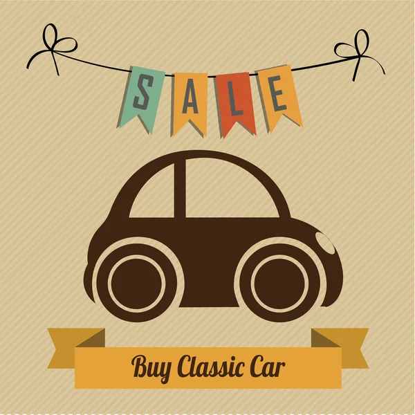 Classic car — Stock Vector