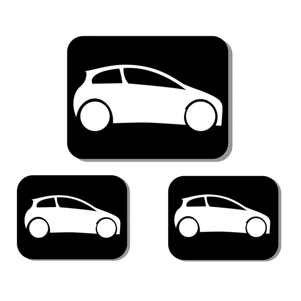 Icônes de voiture — Image vectorielle