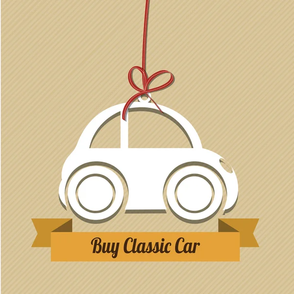 Classic car — Stock Vector