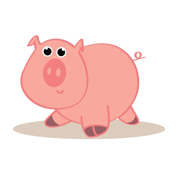 Снимок свиньи — стоковый вектор