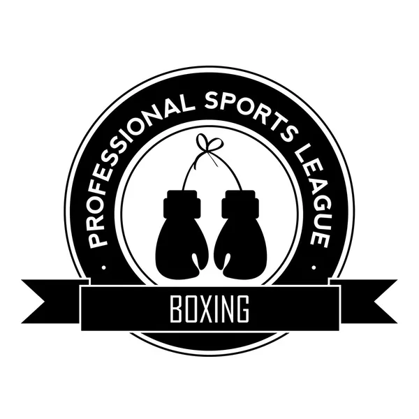 Symbole de boxe — Image vectorielle