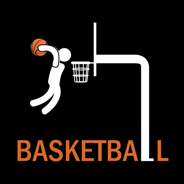 Basketball — Stockvektor