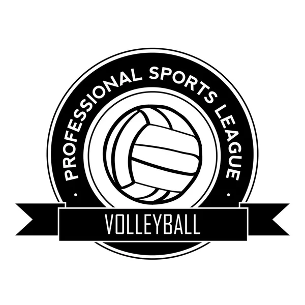 Volleyball-Symbol — Stockvektor