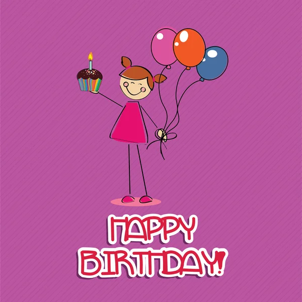 Happy birthday — Stock Vector