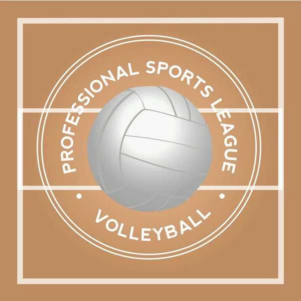 Volleyball-Ikone — Stockvektor