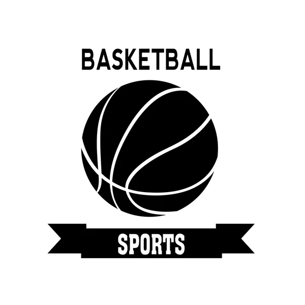 Basketball symbol — Stock Vector