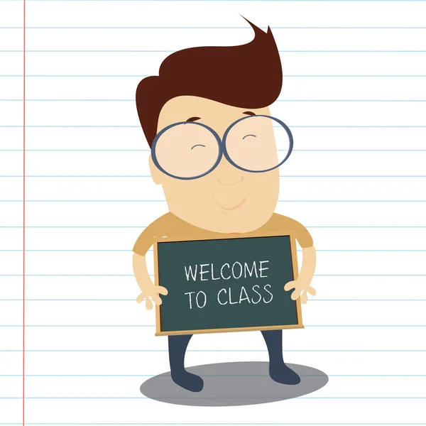 Bienvenido a clase — Vector de stock