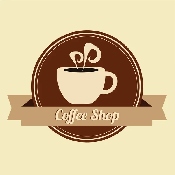 Koffiekopje — Stockvector