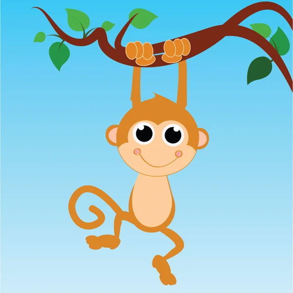 Monkey — Stock Vector