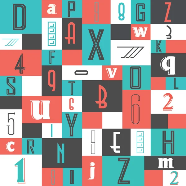 Alphabet-Hintergrund — Stockvektor