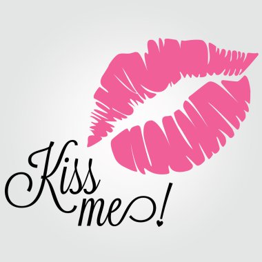 kiss me clipart