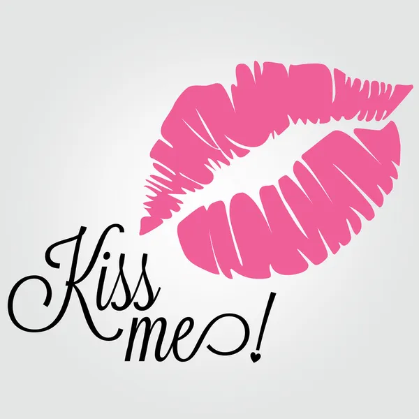 Baciami! — Vettoriale Stock