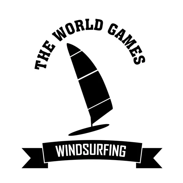 Windsurfing — Stock Vector
