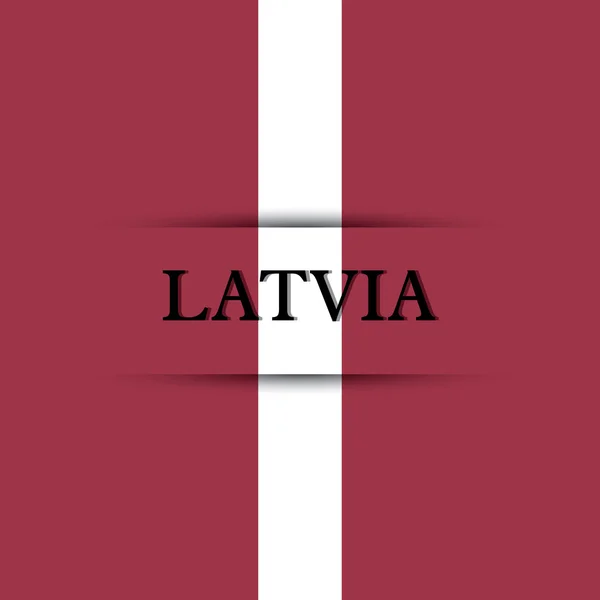 라트비아 — 스톡 벡터